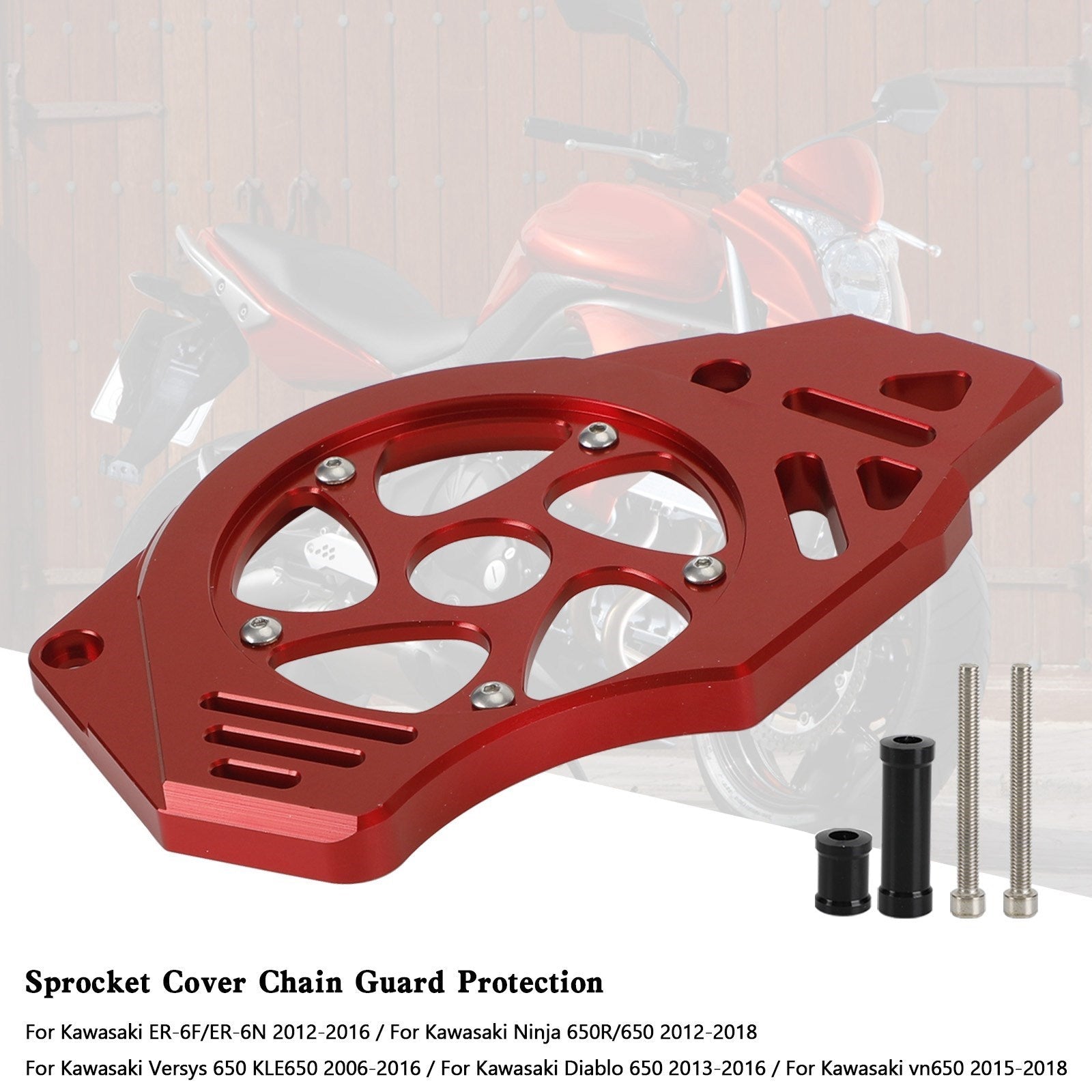 Kawasaki Ninja Vulcan 650 ER-6N Sprocket Cover Chain Guard Protection