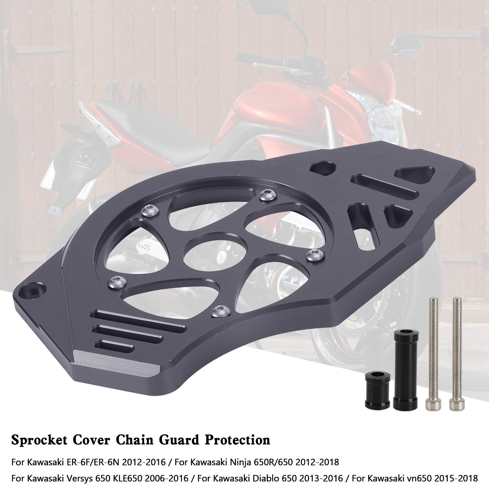 Kawasaki Ninja Vulcan 650 ER-6N Sprocket Cover Chain Guard Protection