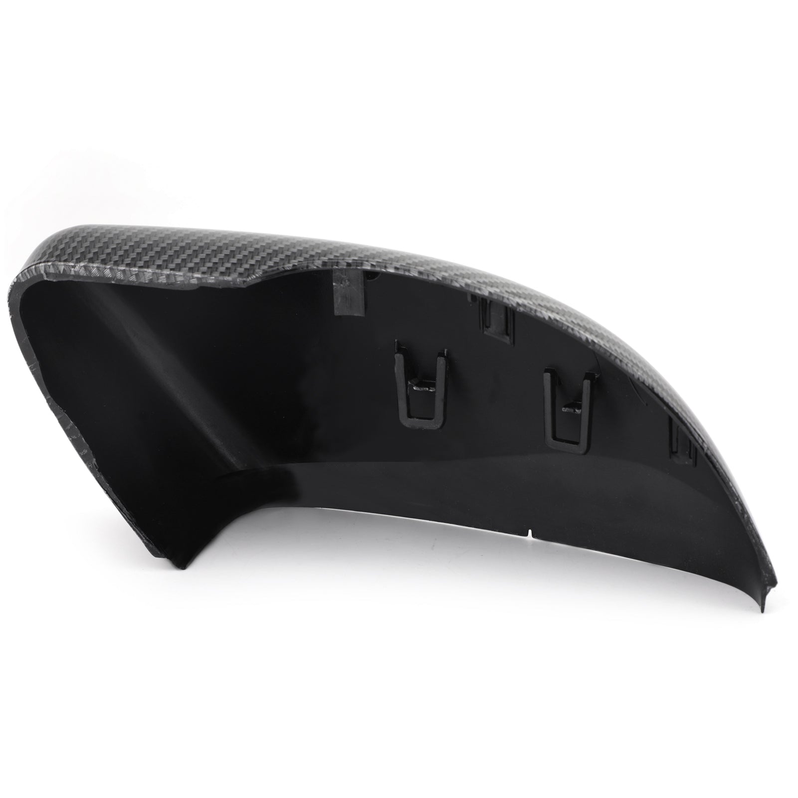Pair Side Mirror Cover Cap Replacement for VW Golf MK6 2010-2013 Carbon