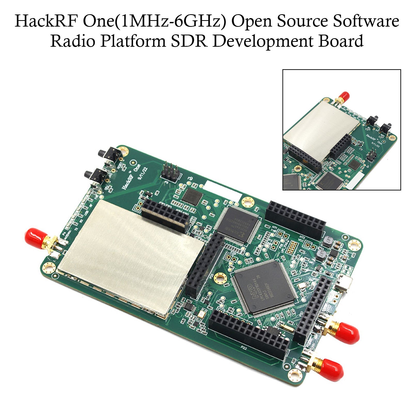 Development Board Open Source SDR Platform V1.7.0 1MHz-6GHz HackRF One R9 SDR