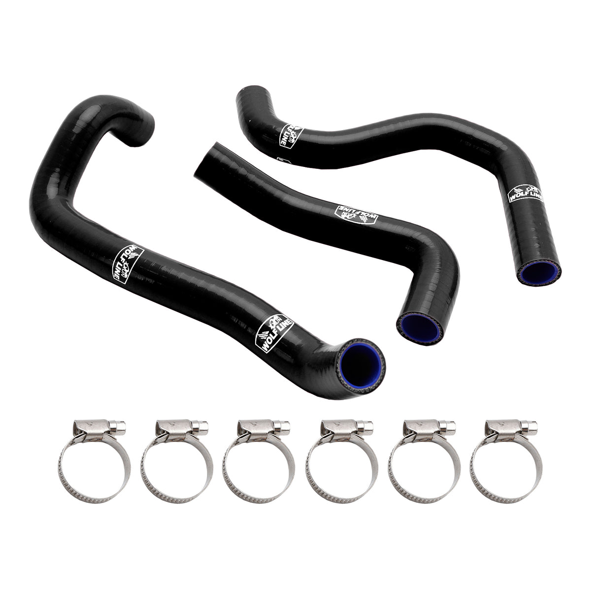 Silicone Radiator coolant Hose kit For Street Triple 765 R RS 2020-2022 Black