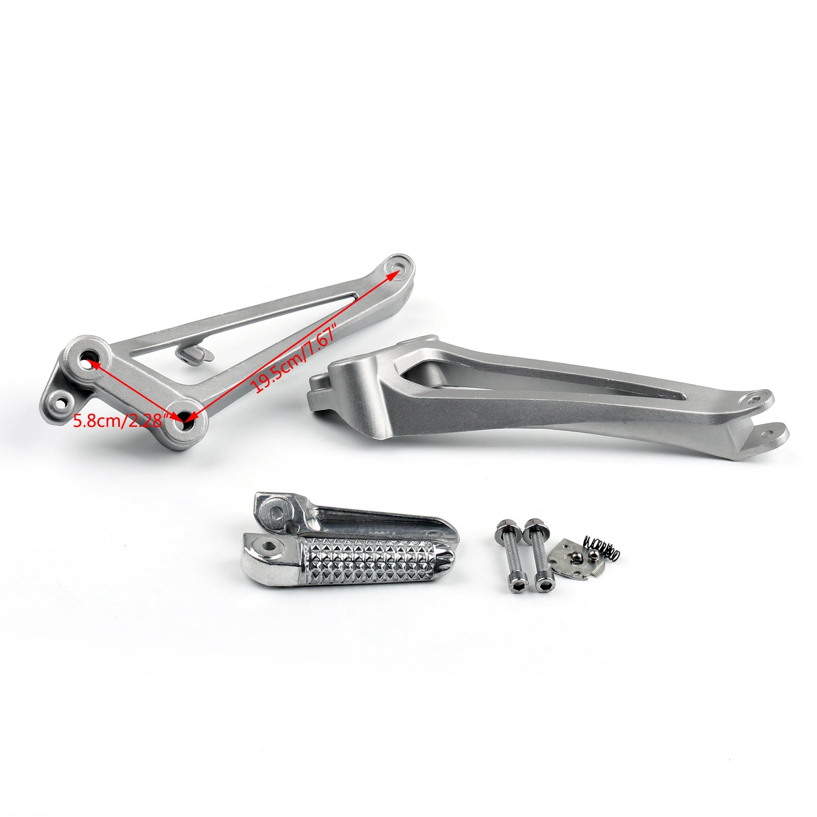 Rear Passenger Foot Pegs Footrest Brackets For YAMAHA 2009 2010 2011 YZF R1 Generic