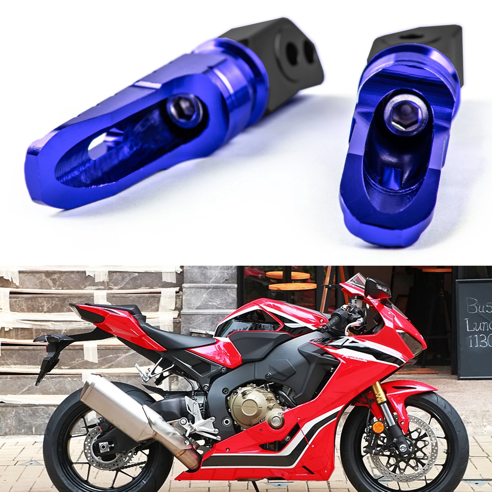 Rear Footrests Foot Peg for HONDA CBR250RR CBR600RR CBR1000RR CB1100 CBR900