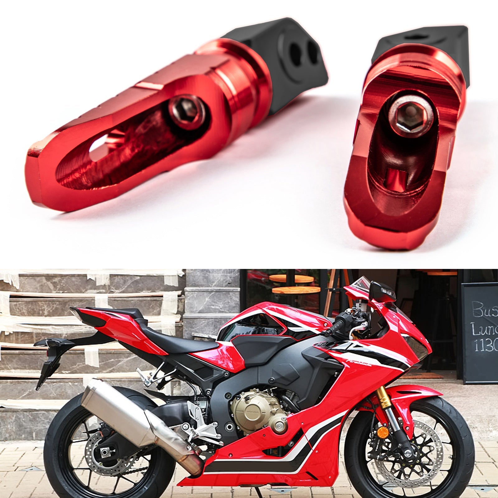 Rear Footrests Foot Peg for HONDA CBR250RR CBR600RR CBR1000RR CB1100 CBR900