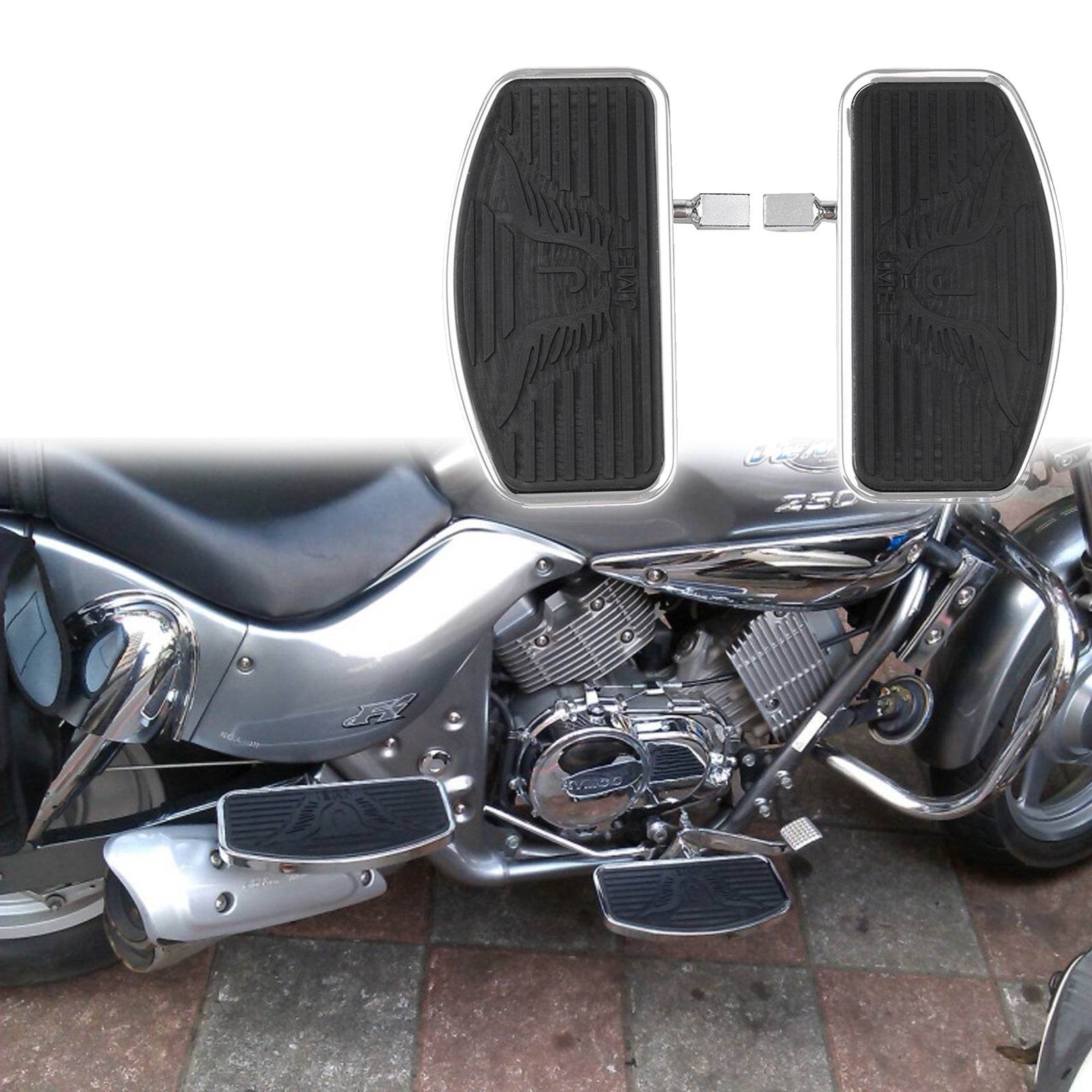 1988-2013 Yamaha V-STAR XVS 400/650 Front Floorboard Footboard