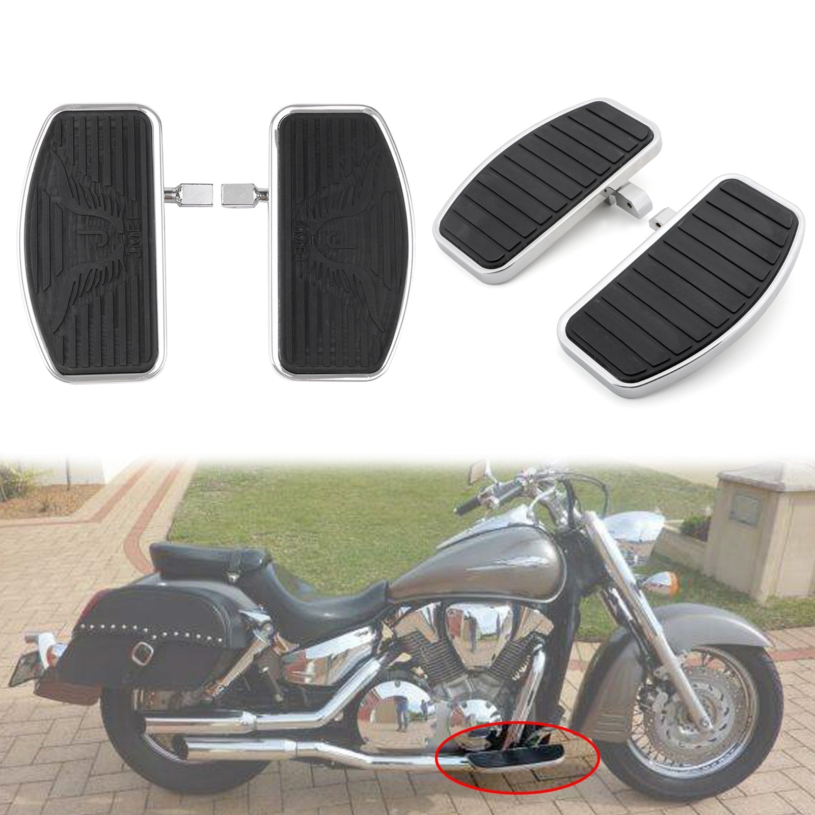 All Year Honda VTX 1300 / VTX 1800 Front Floorboard Footboard