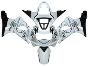 2000-2002 Suzuki GSXR 1000 White & Black Corona Racing Fairings Generic