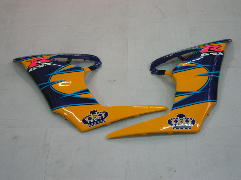 2005-2006 GSXR1000 Bodywork Fairing Yellow ABS Injection Molded Plastics Set Generic