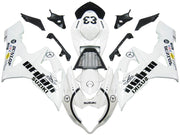 2005-2006 Suzuki GSXR 1000 White & Black Jordan Racing Fairings Generic