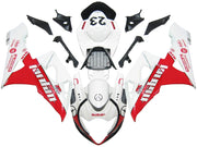 2005-2006 Suzuki GSXR 1000 White & Red Jordan Racing Fairings Generic