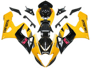2005-2006 Suzuki GSXR 1000 Yellow & Black GSXR Racing Fairings Generic