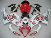 2005-2006 Suzuki GSXR 1000 White & Red Lucky Strike Racing Fairings Generic