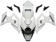 2007-2008 Suzuki GSXR 1000 White GSXR Racing Fairings Generic