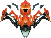 2007-2008 Suzuki GSXR 1000 Orange Metallic & Black Jordan Racing Fairings Generic