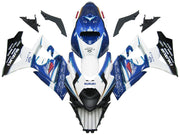 2007-2008 Suzuki GSXR 1000 White Blue Alstare Corona Racing Fairings Generic