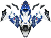 2007-2008 Suzuki GSXR 1000 White Blue Alstare Corona Racing Fairings Generic