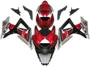 2007-2008 Suzuki GSXR 1000 Red Cherry & Black GSXR Racing Fairings Generic
