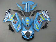 2007-2008 GSXR1000 Blue Bodywork Fairing ABS Injection Molded Plastics Set Generic