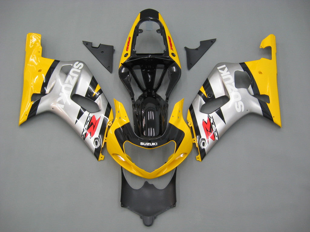2001-2003 Suzuki GSXR 600 Amotopart Fairings Yellow & Blue Corona GSXR Racing