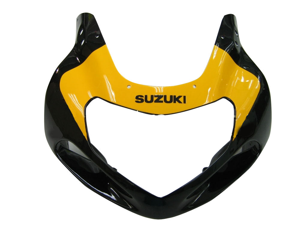 2001-2003 Suzuki GSXR 600 Black & Yellow GSXR Racing Fairings Generic