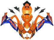 2006-2007 Suzuki GSXR 600 750 Orange & Blue Jordan Racing Fairings Generic