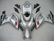 2006-2007 GSXR 600/750 Black Bodywork Fairing ABS Injection Molded Plastics Set Generic