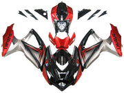 2008-2010 Suzuki GSXR 600 750 Black Red Silver Racing Fairings Generic
