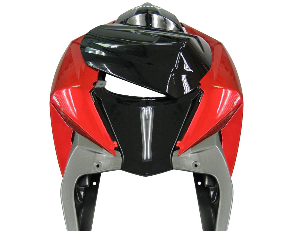 2008-2010 Suzuki GSXR 600 750 Black Red Silver Racing Fairings Generic