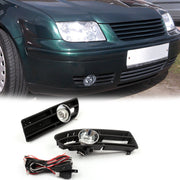 1999-2004 VW JETTA BORA MK4 TDI Bumper Grille With Driving Fog Lamp Light Generic