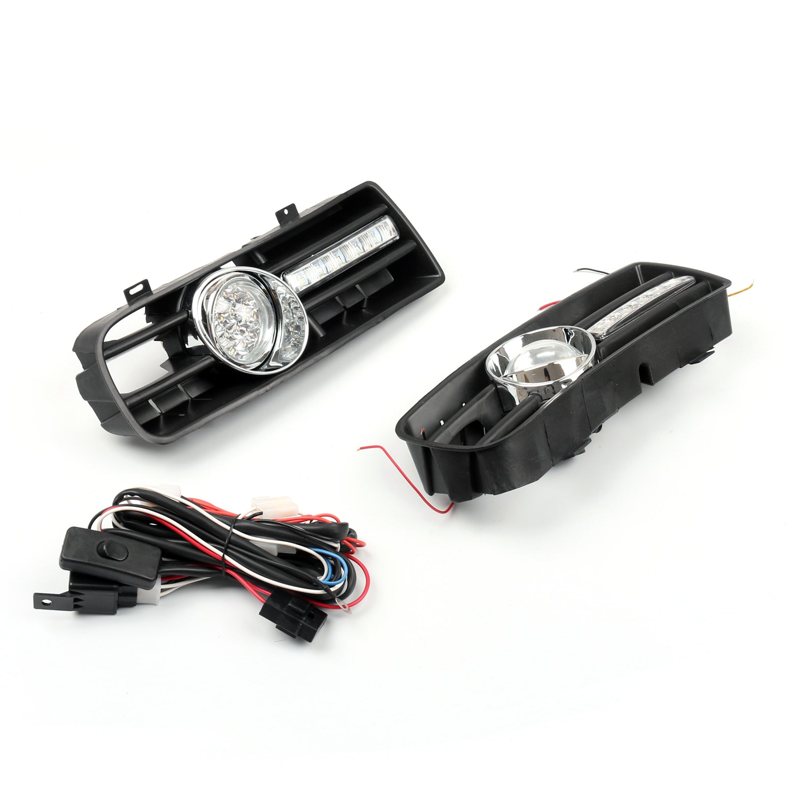 1999-2004 VW Golf GTI/TDI MK4 Fog Light 5 LED Front Bumper Grille DRL Lamp 2Pcs