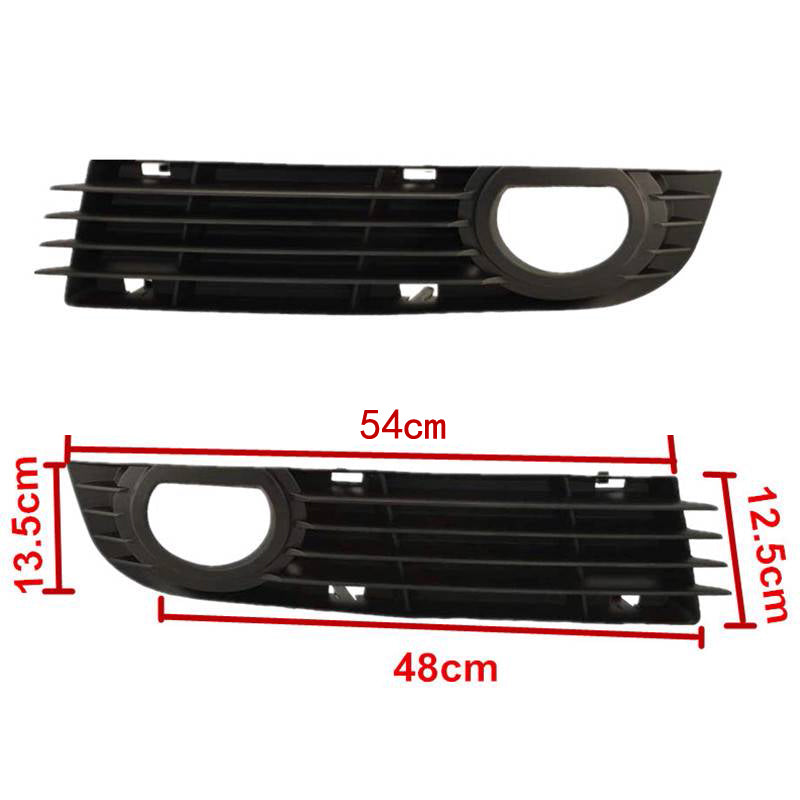 2006-2008 Audi A8 / A8 Quattro 4.2L 6.0L Front Grille Lower Fog Light Bumper Grille Left Right Pair
