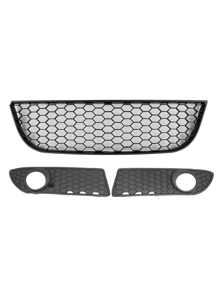 2005-2009 Polo GTI Front VW Lower 9N3 BLACK Center Grille Bumper Grill Fog Generic