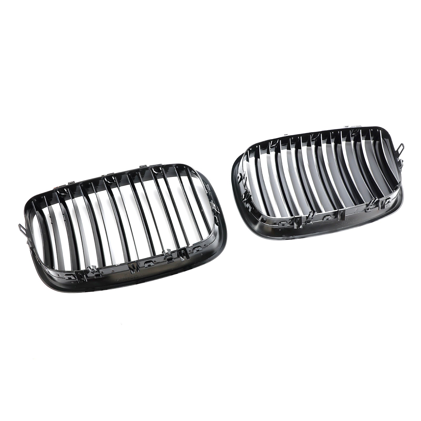 BMW X6 E71 2007-2014 Front Bumper Kidney Grille Grill Gloss Black