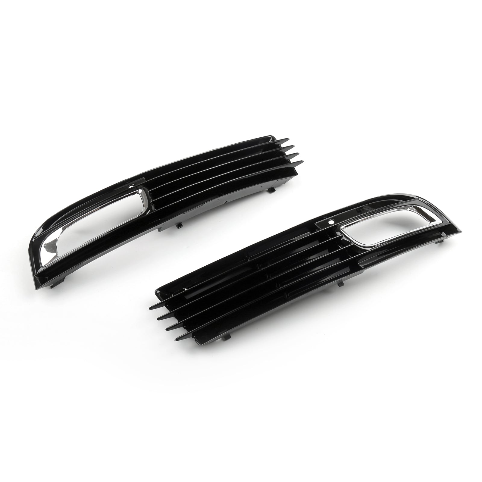 2008-2010 Audi A8 D3 ABS Car Lower Bumper Grille Fog Light Grill w/Chromed Generic