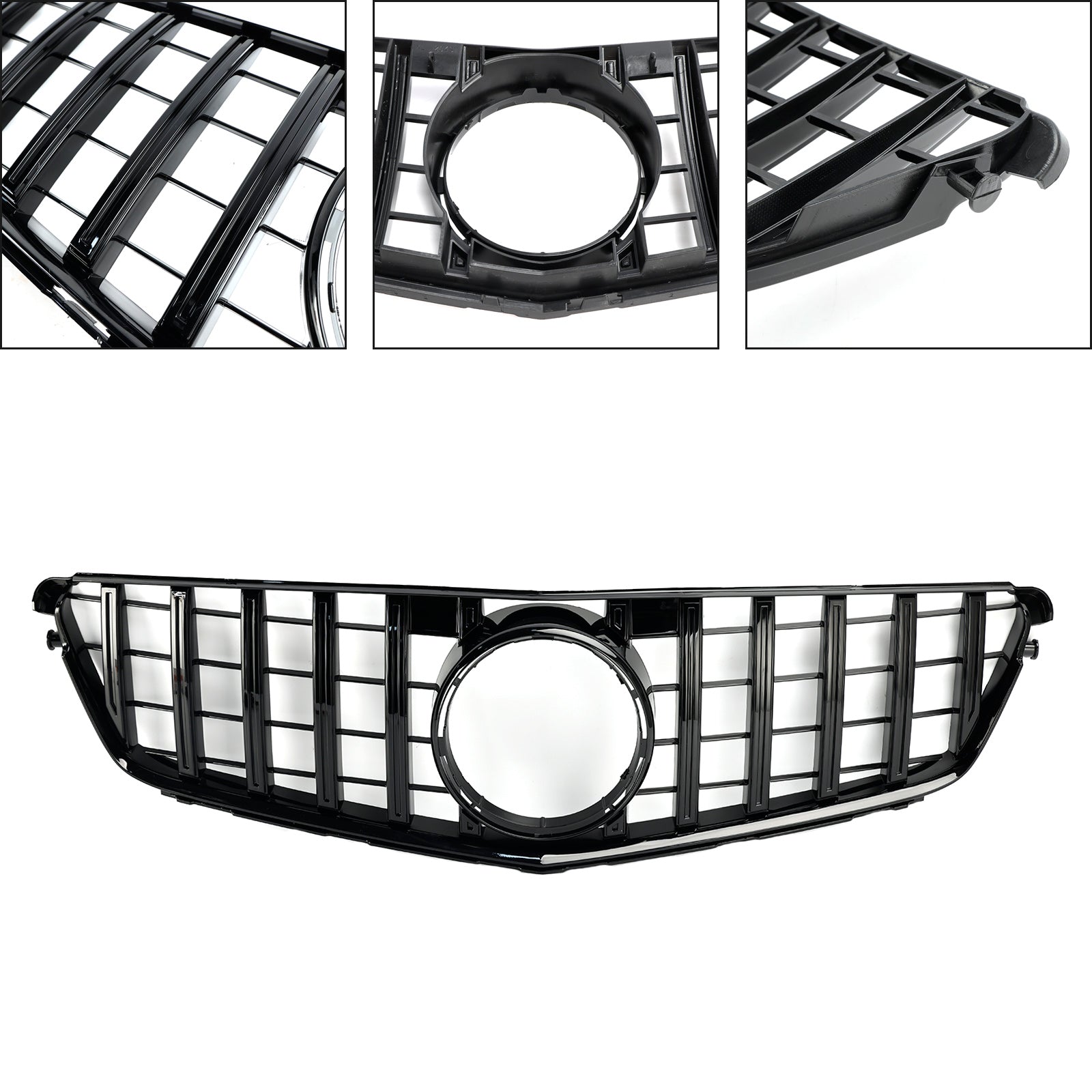 2008 2009 2010 2011 2012 2013 2014 Benz C-Class W204 C300 C350 GTR Style Front Bumper Grille Grill
