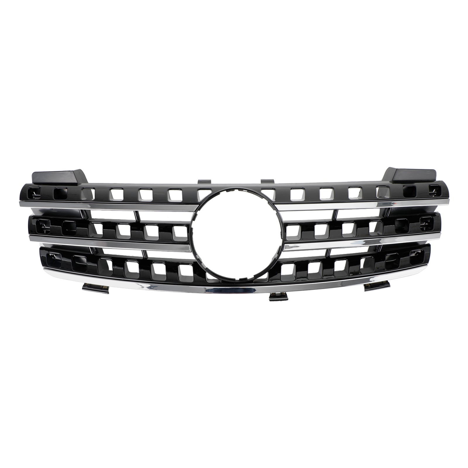 2005 2006 2007 2008 Mercedes ML-Class W164 Front Bumper Grille Grill Chrome/Black