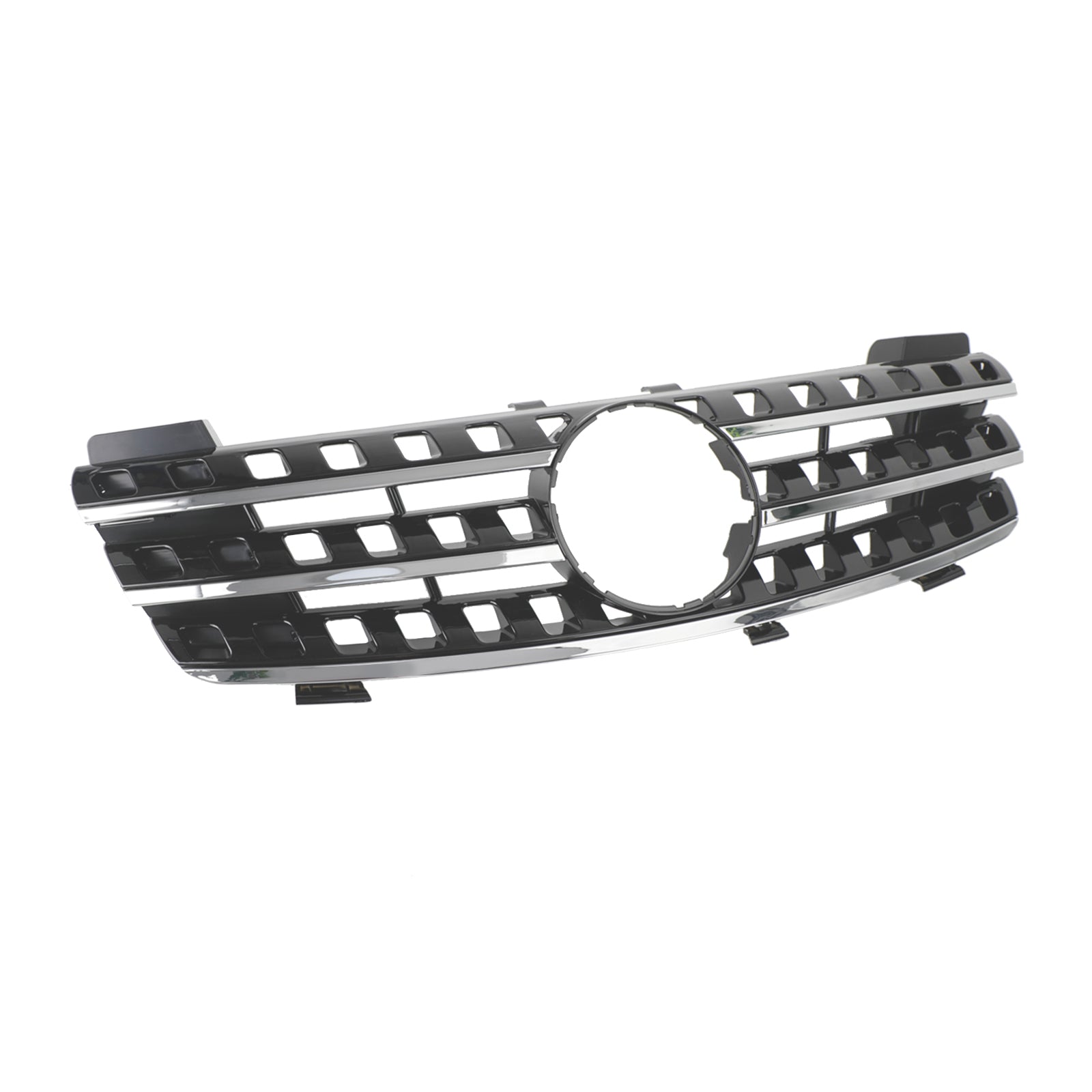 2005 2006 2007 2008 Mercedes ML-Class W164 Front Bumper Grille Grill Chrome/Black
