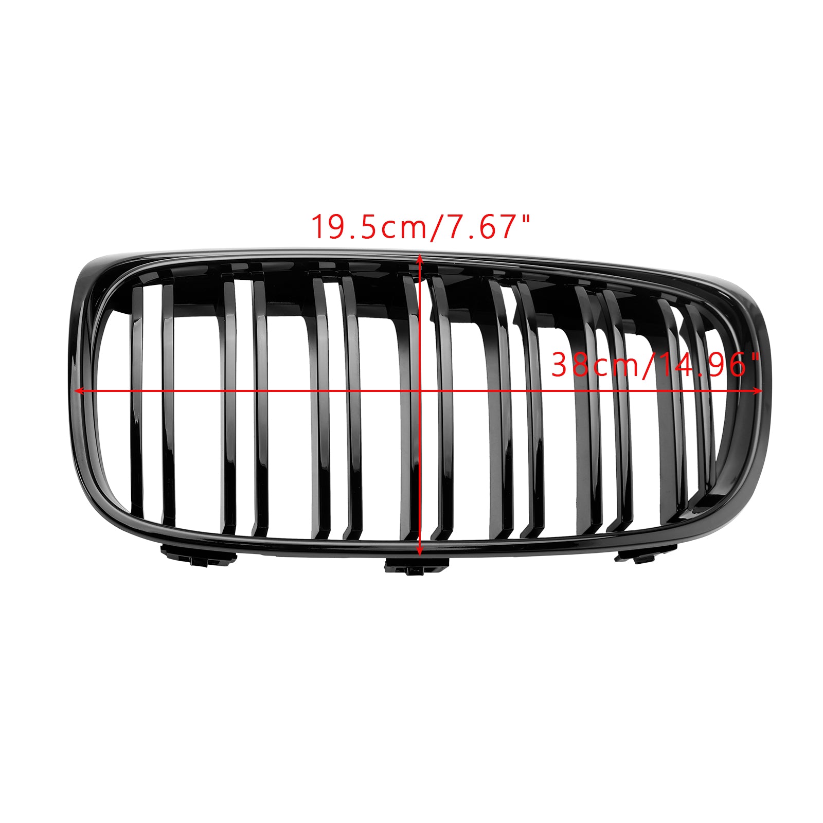 BMW 2 Series 2015-2018 Gran Tourer F45 F46 Gloss Black Front Grill Grille
