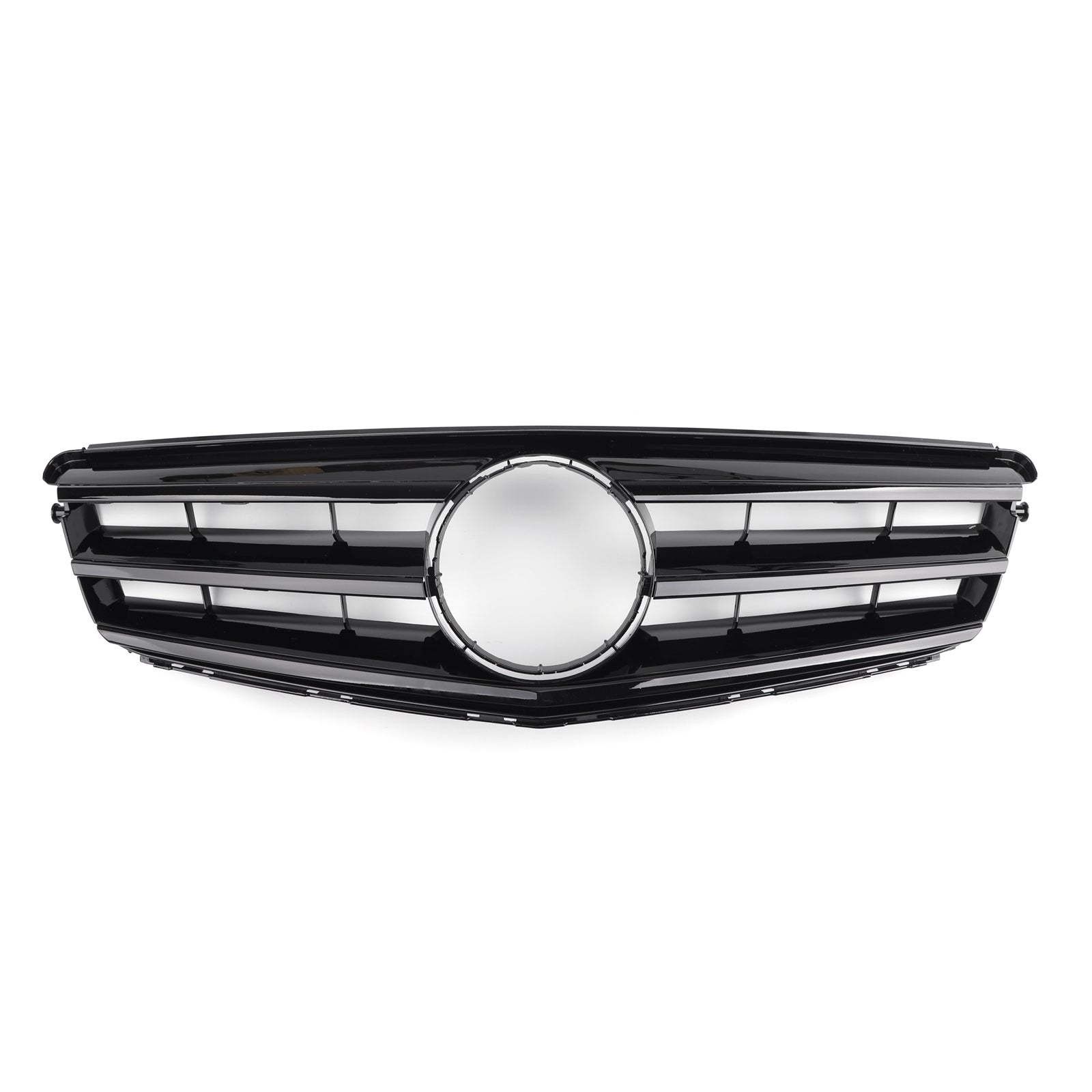 C Class W204 2008-2014 Benz W/LED Emblem C300/C350 Black Front Bumper Grille Generic