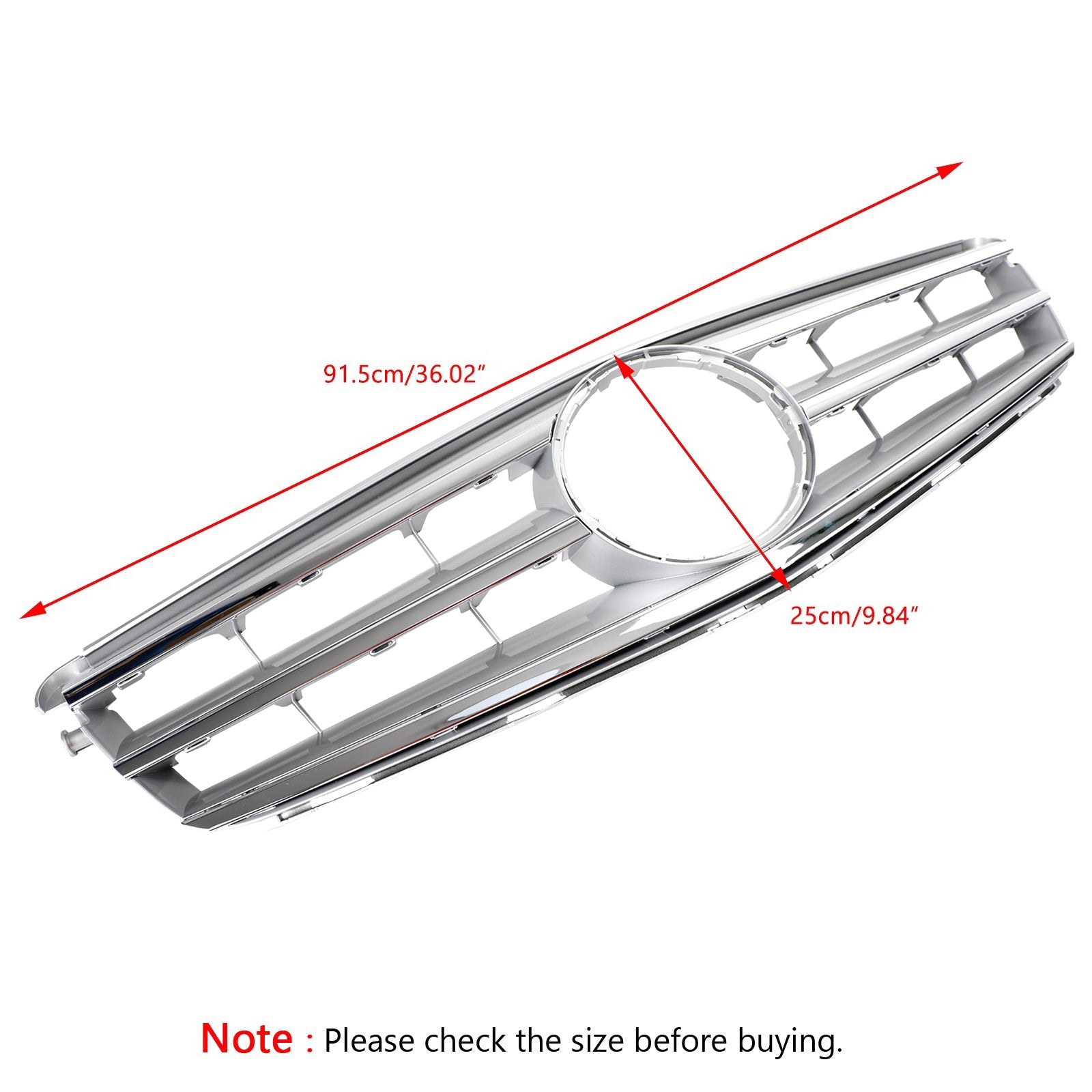 2008 2009 2010 2011 2012 2013 2014 2015 2016 Benz W204 Front Bumper Grille