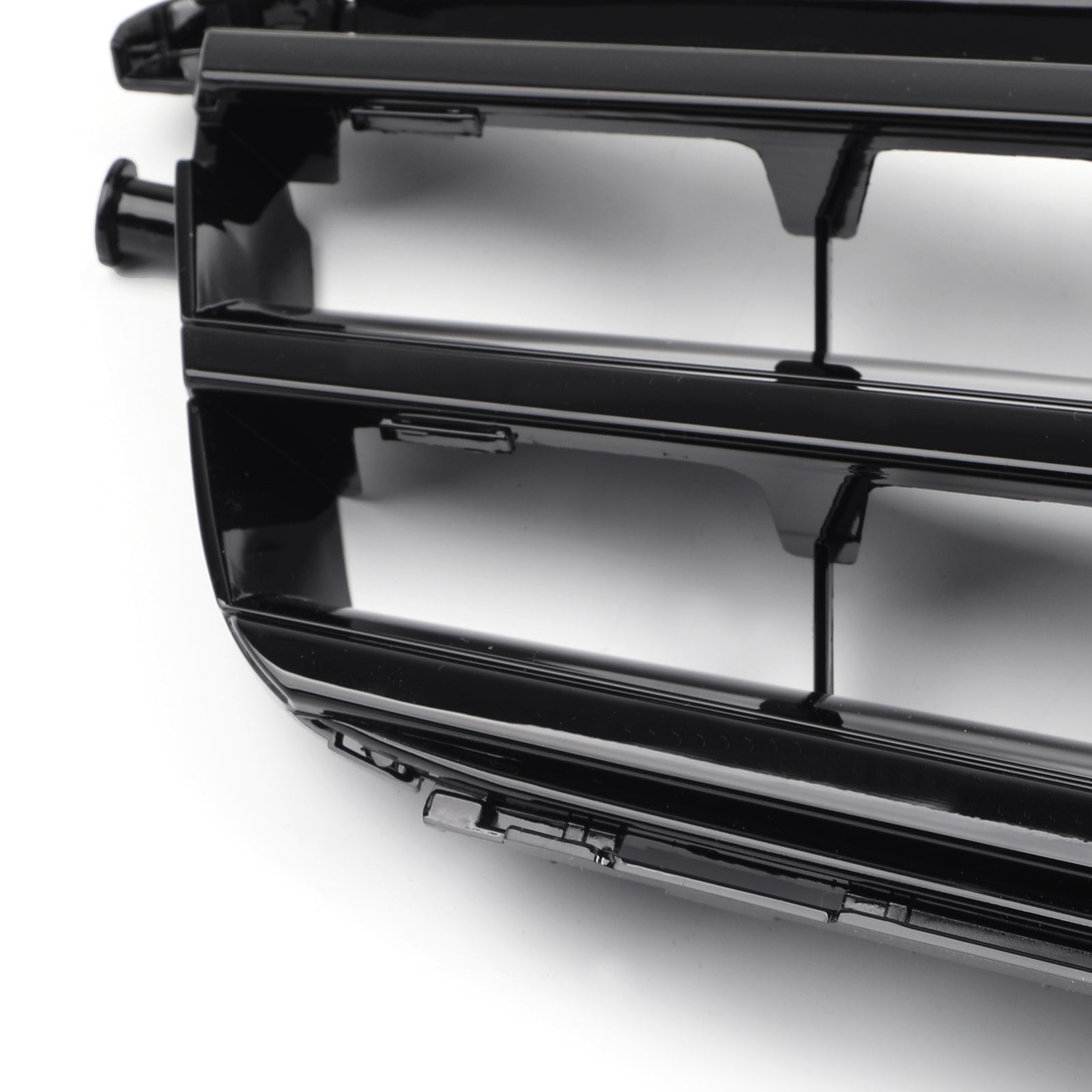 C Class W204 2008-2014 Benz W/LED Emblem C300/C350 Black Front Bumper Grille Generic