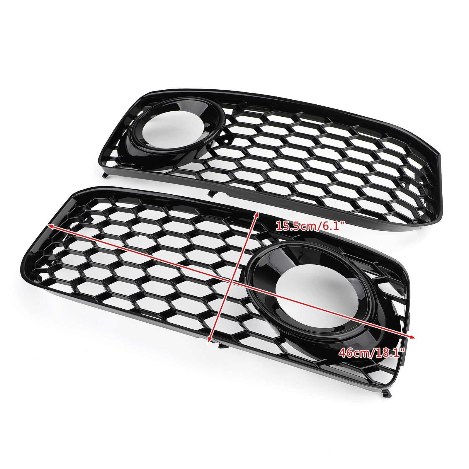 2008-2012 Audi A5 S-Line S5 B8 RS5 L+R Fog Light Grill Grille With Trim Generic