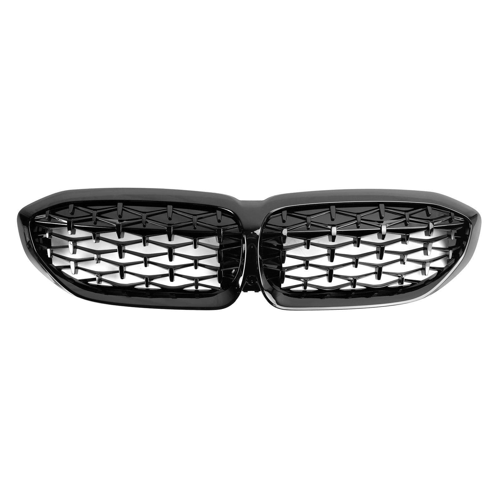 2019-2022 BMW 3 Series G20 Diamond Black Kidney Grille Grill 51138072085