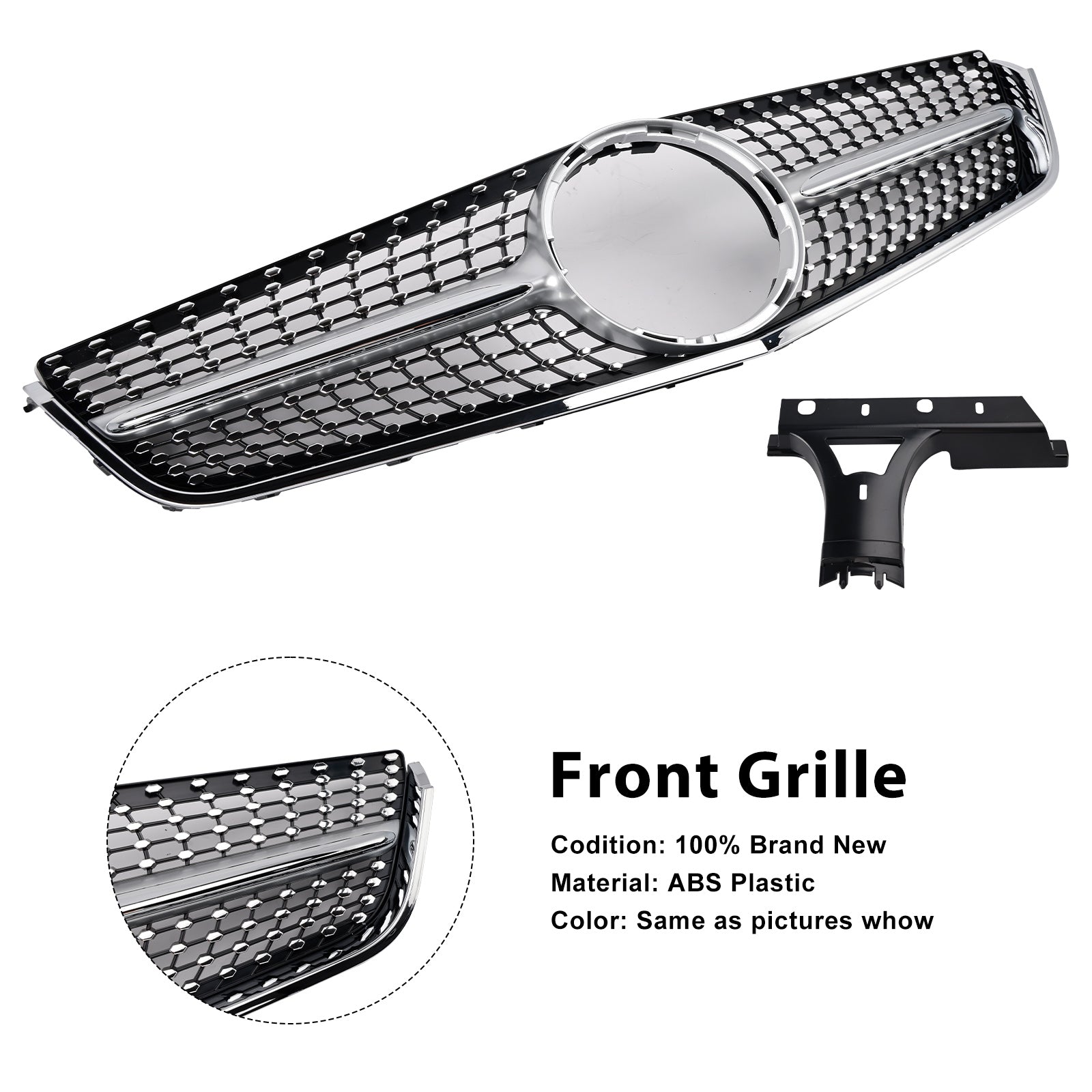 2009-2013 Mercedes E-Class W207 C207 Front Bumper Grill Grille Coupe