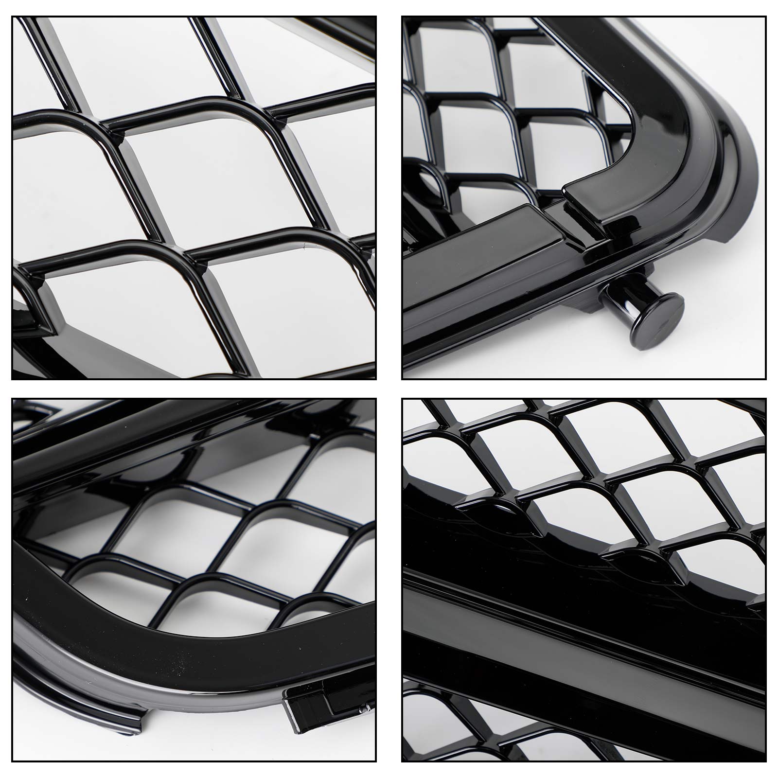 2008 2009 2010 2011 2012 2013 2014 C-Class Benz W204 C300 C350 w/LED AMG Front Bumper Grille Grill