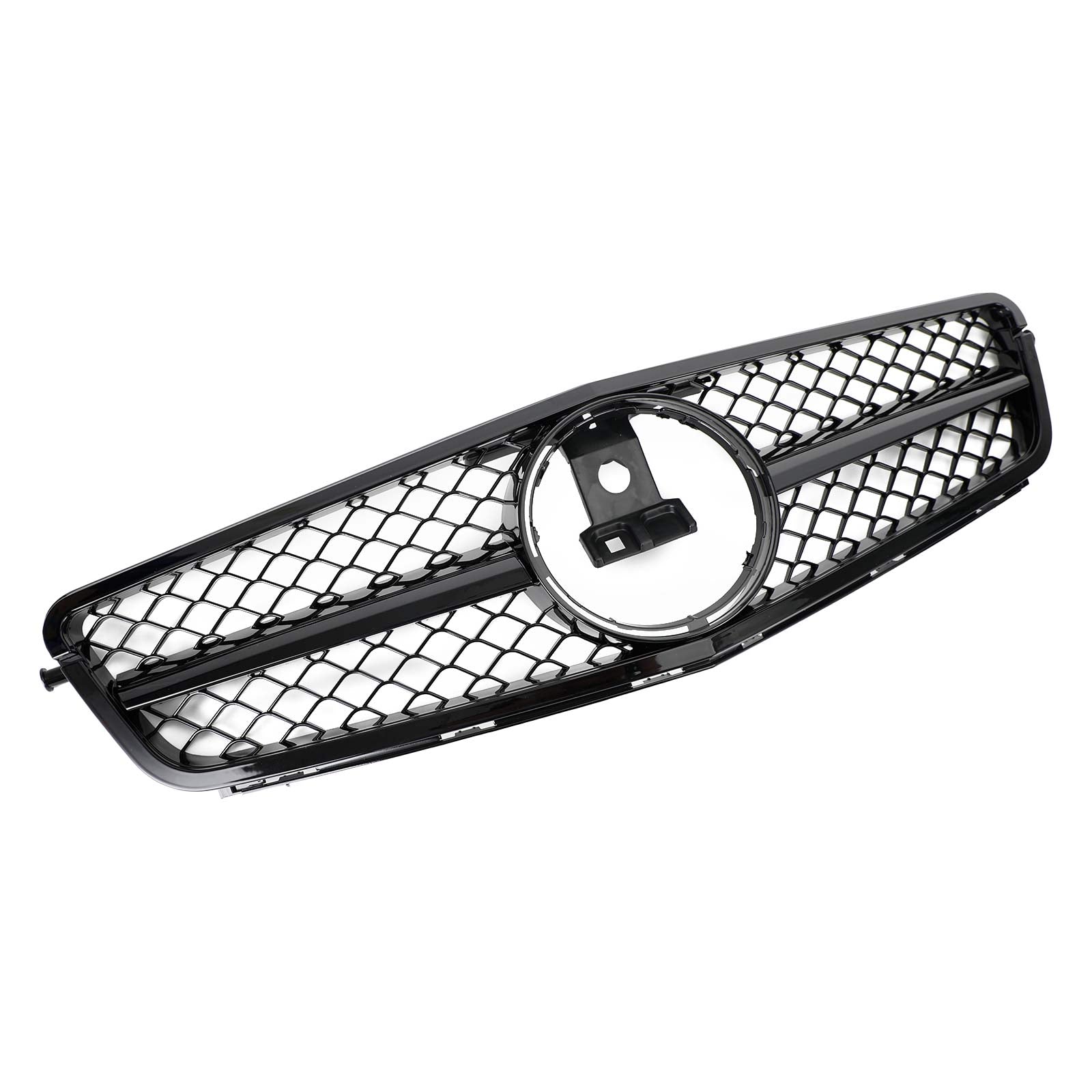 2008-2014 C-Class Benz W204 C300 C350 w/LED AMG Front Bumper Grille Grill