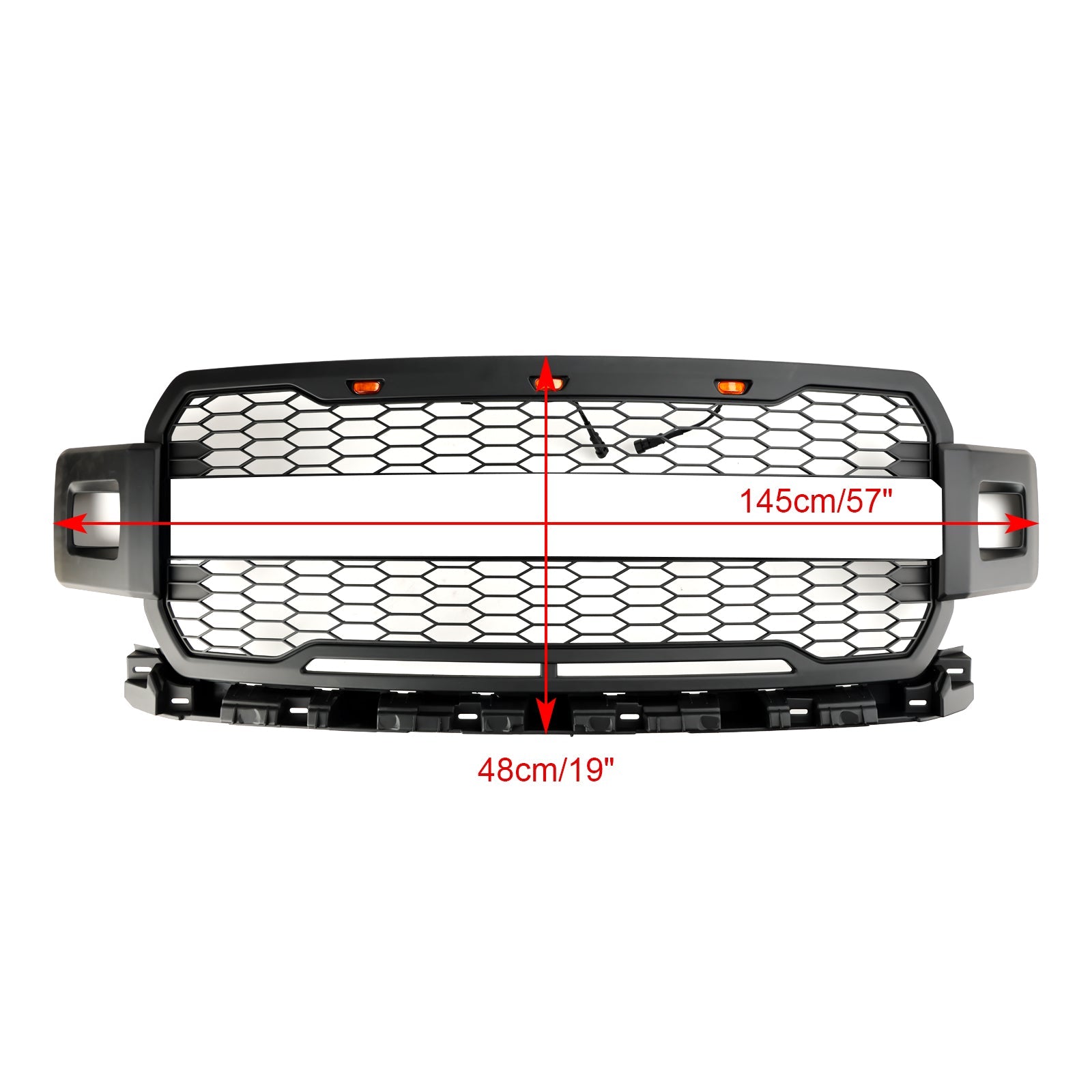 2018 2019 2020 Ford F150 Super Duty With LED Front Bumper Grill Grille