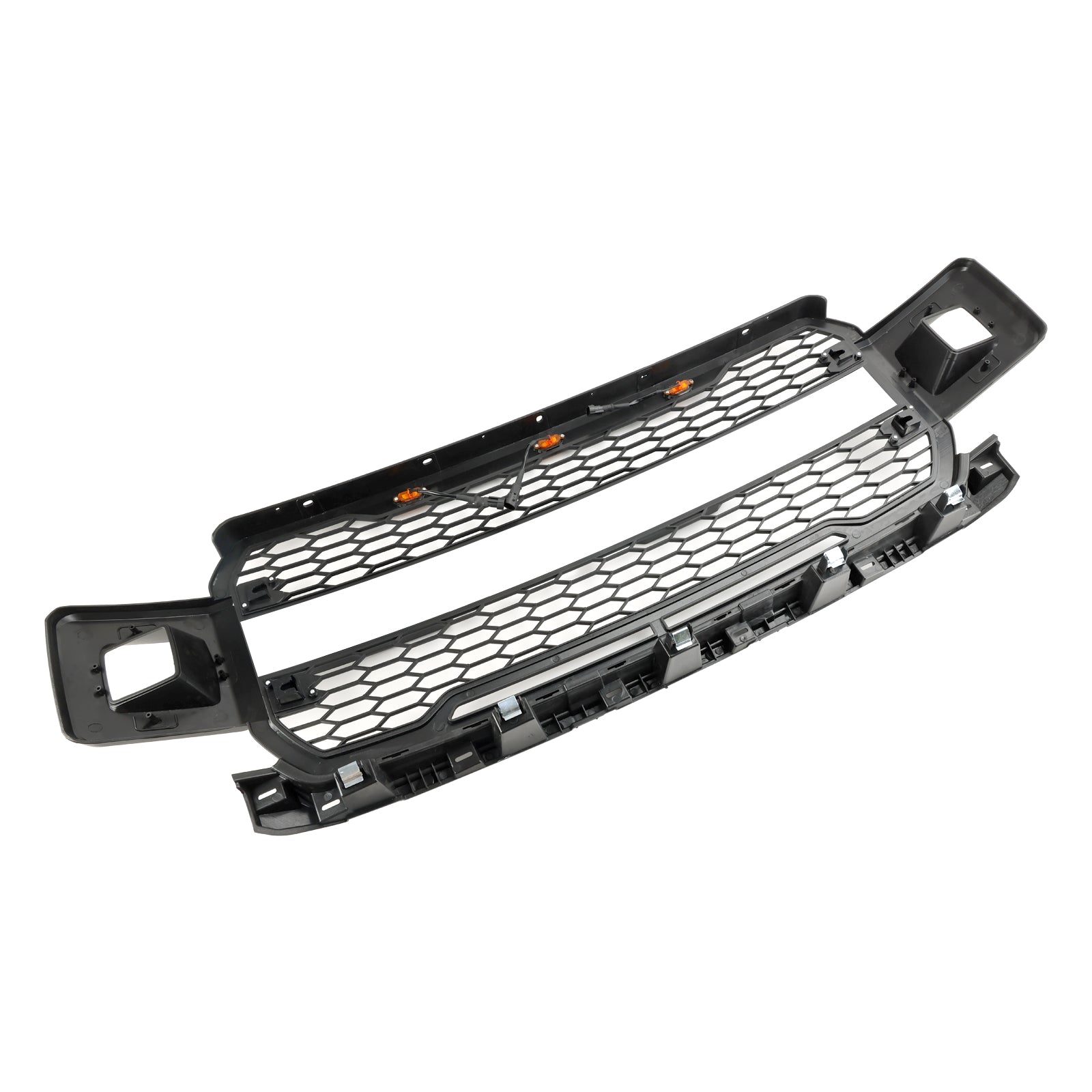 Ford F150 Super Duty 2018-2020 With LED Front Bumper Grill Grille