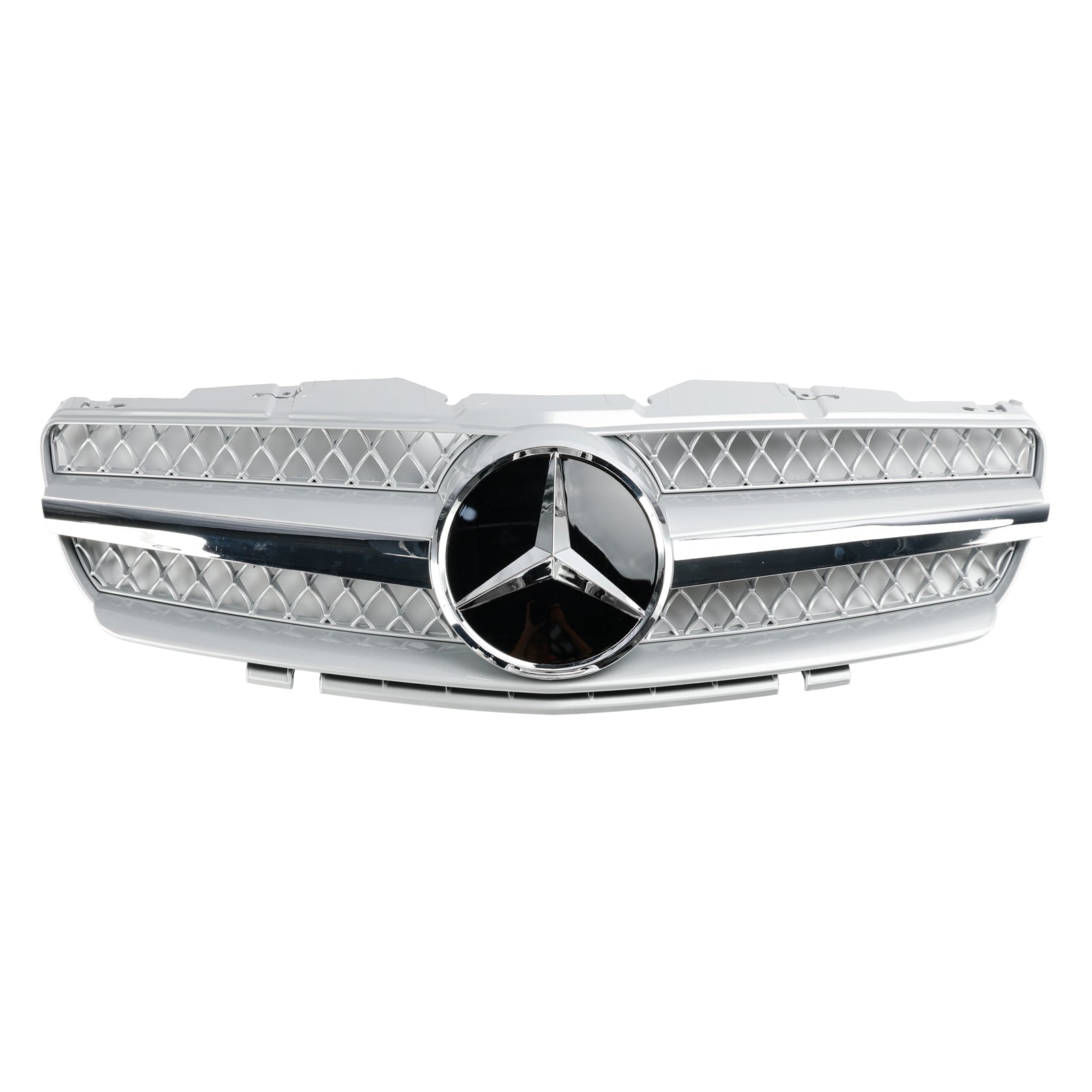 2003 2004 2005 2006 Mercedes R230 SL500 SL600 1 Fin Front Bumper Upper Grill Grille