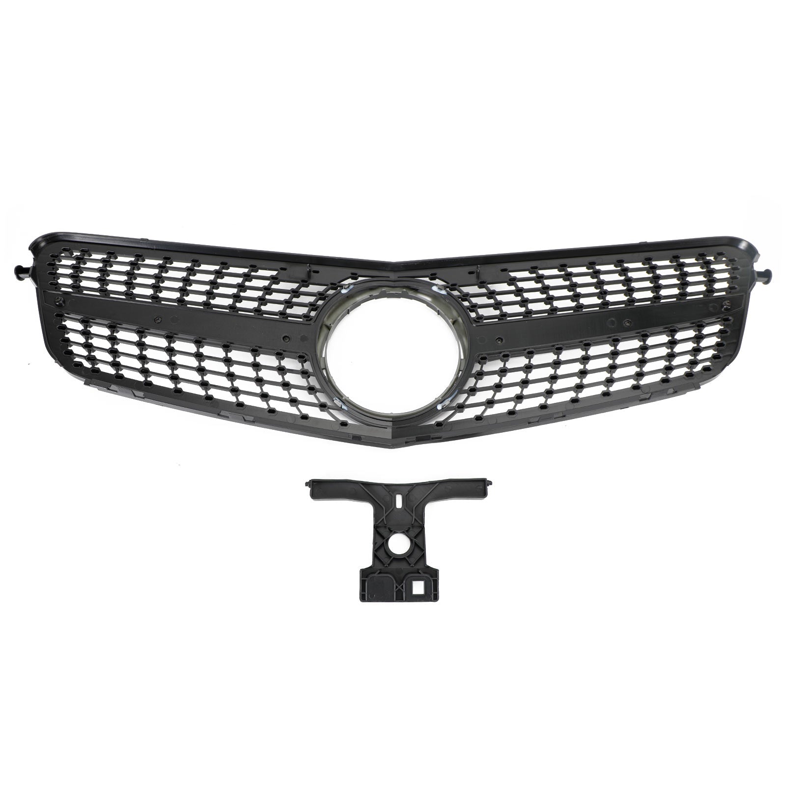 2008 2009 2010 2011 2012 2013 2014 Benz C-Class (W204) C180 C200 C250 C350 Front Grille Grill Black Chrome Generic